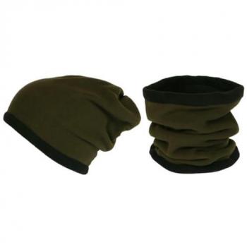 Bonnet Tube Vert en Polaire