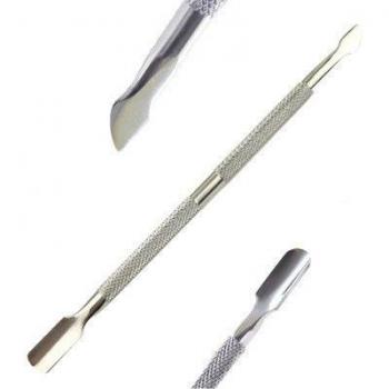 Nettoyeur d'ongles double extrémité en acier