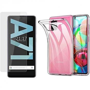 Funda y Protector 2 En 1 para Samsung Galaxy A71