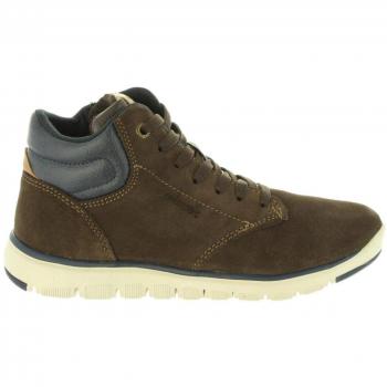 Botin Estilo GeoX J843NA 022BC Xunday Brown e Azul Marine