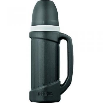 1.0L Black Stainless Steel Thermos by Hercules