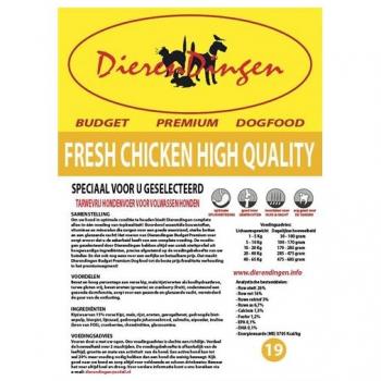 Budget Premium Hondenvoer Verse Kip Hoge Kwaliteit 14 KG