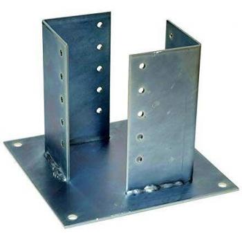 Soporte de piso con placa de piano de 180x180 mm y base de 120x120 mm, grosor 4 mm, capacidad de carga 8U