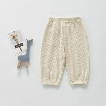 Pantalon bébé gaufré « Bébé Chic » – Beige et Marron