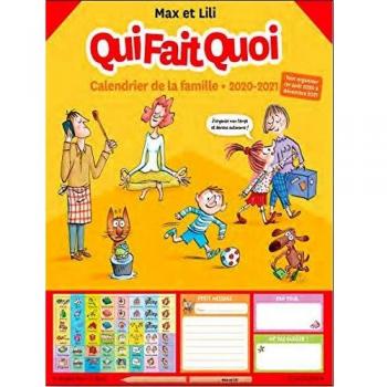 Calendrier de la famille avec Max et Lili