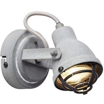 Lampada Bente LED a parete in cemento grigio