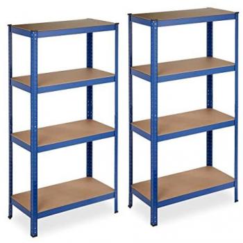 Dual Heavy Duty Shelving System