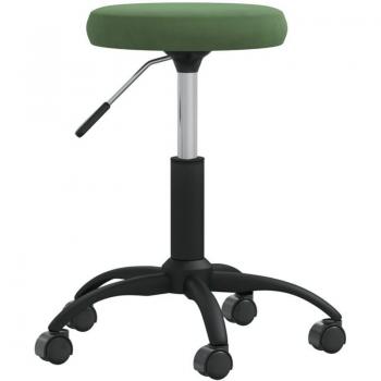 Sgabello Benessere Velluto Verde