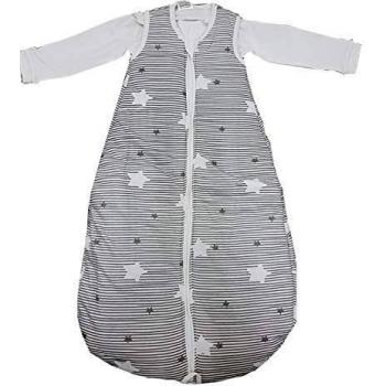 DIMO-TEX Baby Schlafsack 2-teilig Sternchen Grau