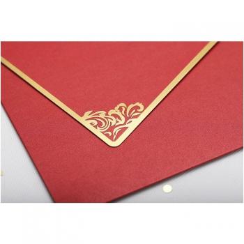 25pcs Premium Gold Foil Wedding Envelopes (194x134mm / 7.5x5.2inch)