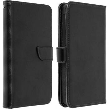 Custodia a Libro per Smartphone Universale Nero 6 Portacarte