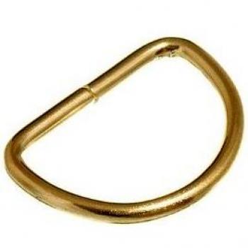 Wholesale Lot: Curtain Blind Tie Back D Ring EB Brass Plated Metal