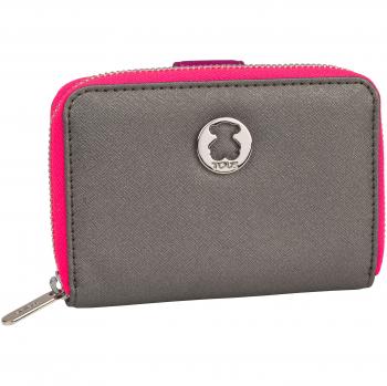 Tous Andrea Dubai Saf, Cartera para Mujer, Plateado (Tri Plata 495970060)