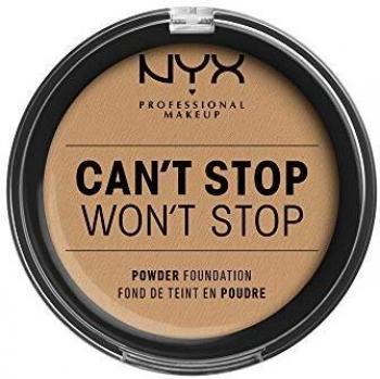 NYX Can't Stop Won't Stop Volldeckende Puder Foundation, Matte Optik, Glanzkontrolle, Langzeitwirkung, Vegan – Soft Beige