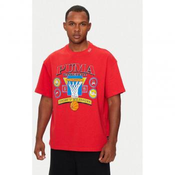 X-Large Red Puma Mens Basketball Tee – Crowd Craze Edition