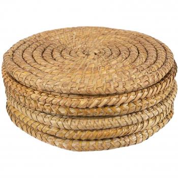 30cm Round Palm Leaf Placemats