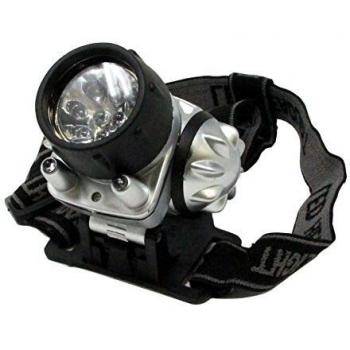 Electraline 58056 Lampe Frontale 10+2 LED, Vert