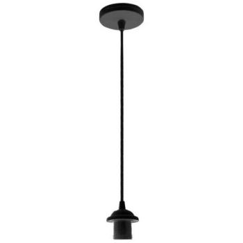 Armazón para Pantalla Colgante Negro 1xE27 10x10 cm