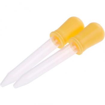 2PCS 5mL Clear Silicone Baby Liquid Feeder