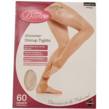 Silky Calzamaglia di Danza Femminile X-Large con Staffa Luccicante