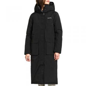 Langer Parka, Damen Didriksons Leya Noir 44 female