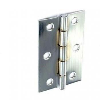 Securit Zinc Plated Steel Butt Hinges 75mm (Pair)