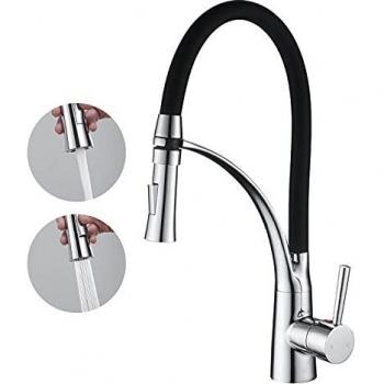 Single Handle Kitchen Sink Mixer Tap with Pull Down Sprayer