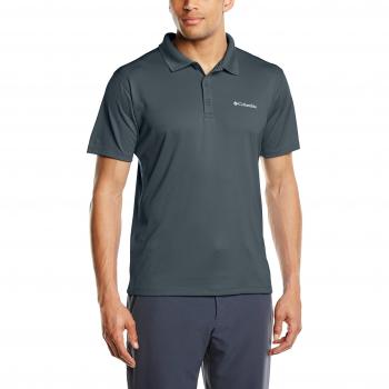 Columbia Polo à Manches Courtes Homme, ZERO RULES POLO, Polyester, Noir