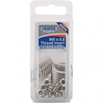 Draper Expert M5 x 0.8 Metric Thread Insert Refill Pack (12 Pieces)