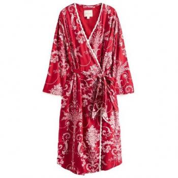 Peignoir luxueux Laura Ashley XS rouge