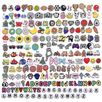 100 Charms Coloridos para Sandalias Croc