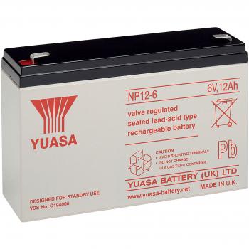 YUASA Batterie au plomb 6V 12Ah