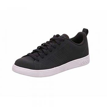 Adidas Originals Boys' VS Advantage Clean Fitness Shoe in Grey Carbon/Negbas 000, Size 38 EU