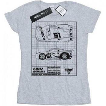 Camiseta de Algodón de Cruz Ramirez para Damas