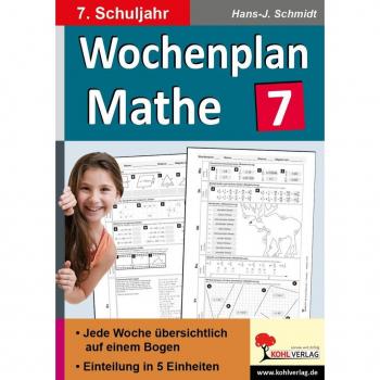 KOHL Verlag Wochenplan Mathe / Klasse 7