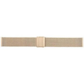 Massives Eichmüller Bandoh 16 mm Edelstahlarmband für Milanaise-Uhren, rosé