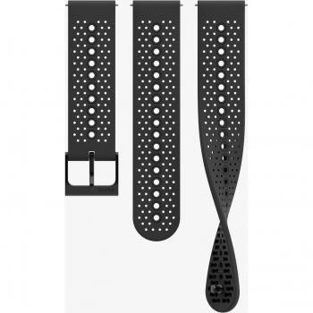 Suunto 22 ATH1 Silikonarmband (22 mm, Schwarz)