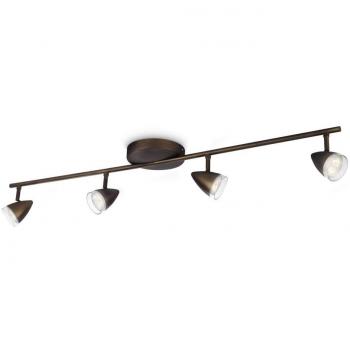 Philips myLiving Maple LED Spot – EEK A+ – 4‑Flammen – Antik Bronze