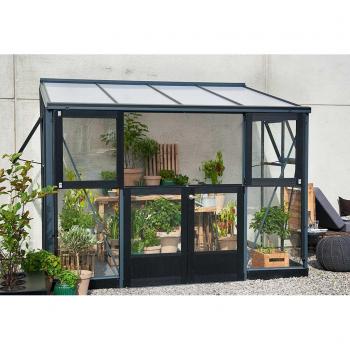 Juliana Veranda Serre 6,6 m² : Verre Trempé Anthracite