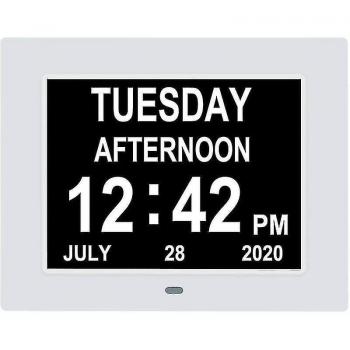 Reloj Extra Grande con Hora y Día