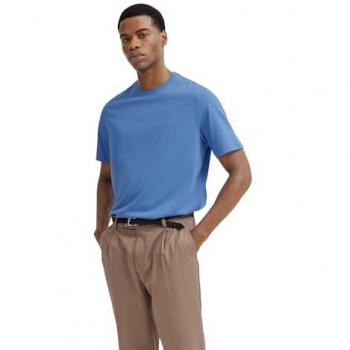T-Shirt mit blaugrauem Print