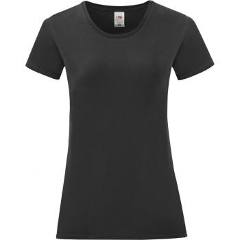 Ladies Iconic 150 Black T-Shirt