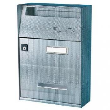 Alubox Boîte Murale 47252 Gris Aluminium Simple Face