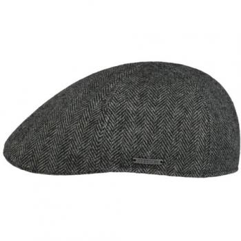 Stetson Texas Wool Herringbone Hat – Charcoal, 59 cm