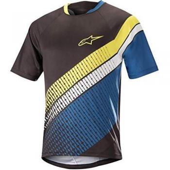 Predator S‑Jersey, Alpinestars – Black, Royal Blue & Acid Yellow – Small Size