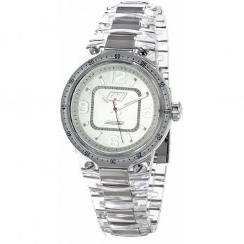 Men's 42mm Transparent Polycarbonate Chronotech Watch