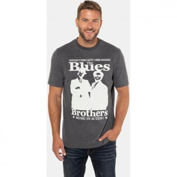 Maglietta nera 3XL dedicata ai Blues Brothers Uomo Cotone JP1880