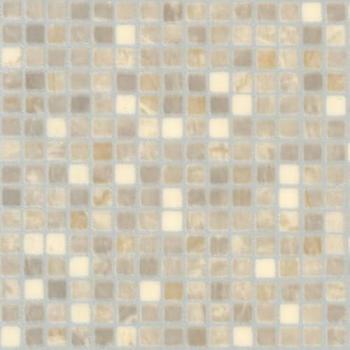 Rollo de Mosaico Beige Textil Vinílico 2m x 4m