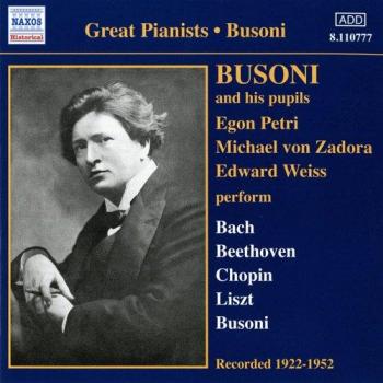 Busoni et ses élèves