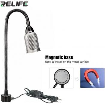 LED Sunbeam SS‑804: Lámpara de Mesa con Base Magnética y Pantalla de Aluminio